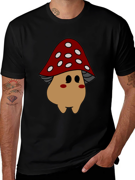 Mushroom Cartoon Graphic Tee