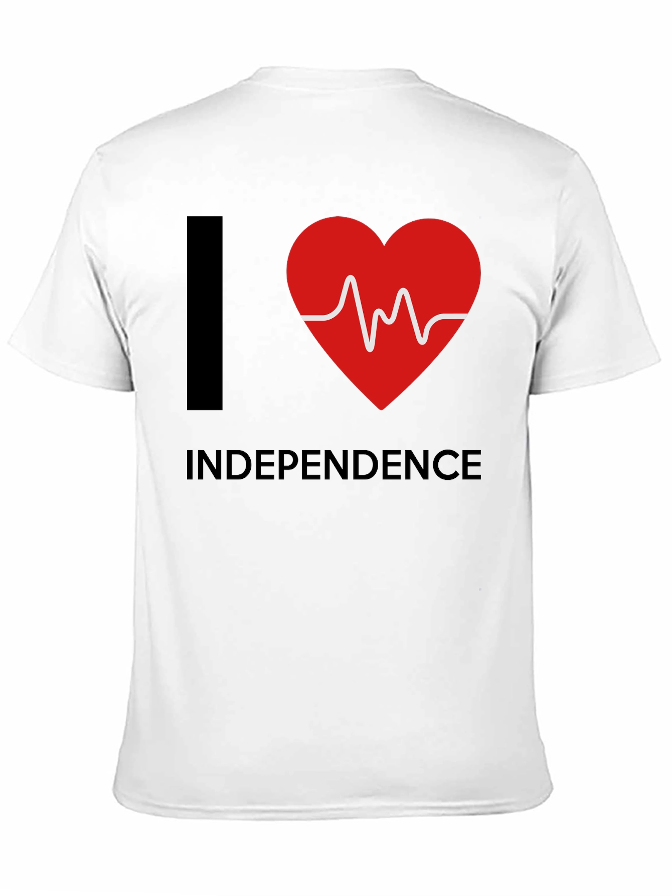 I Heart Independence T-Shirt - Patriotic Graphic Tee