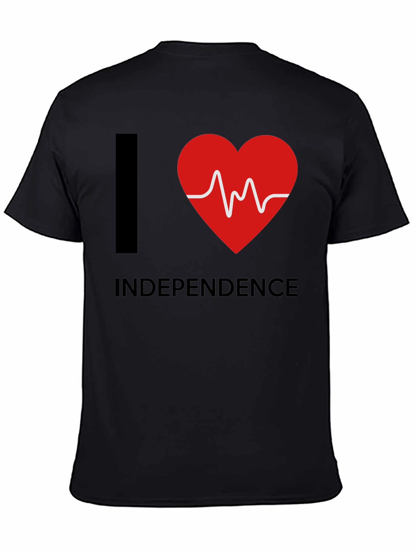 I Heart Independence T-Shirt - Patriotic Graphic Tee