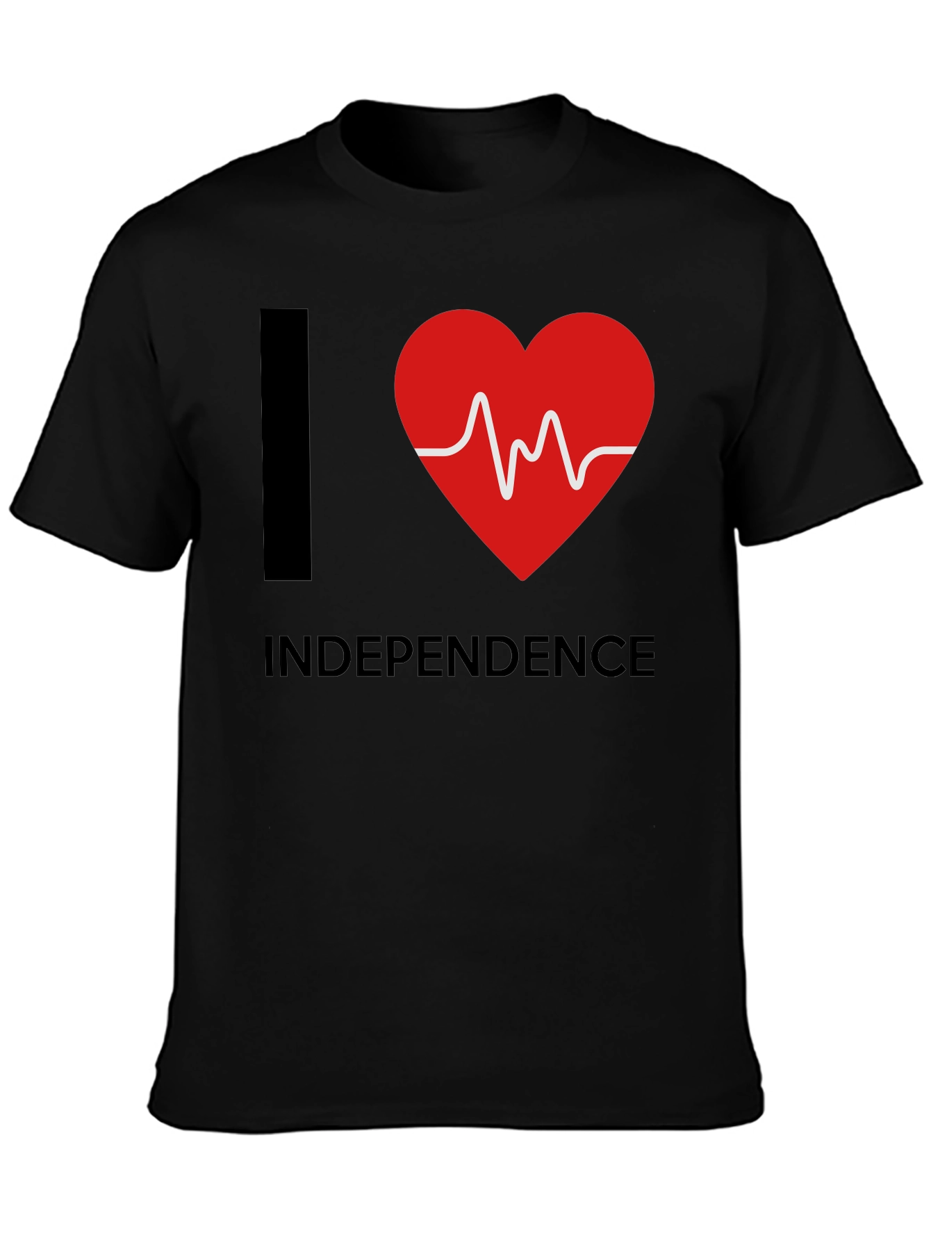 I Heart Independence T-Shirt - Patriotic Graphic Tee