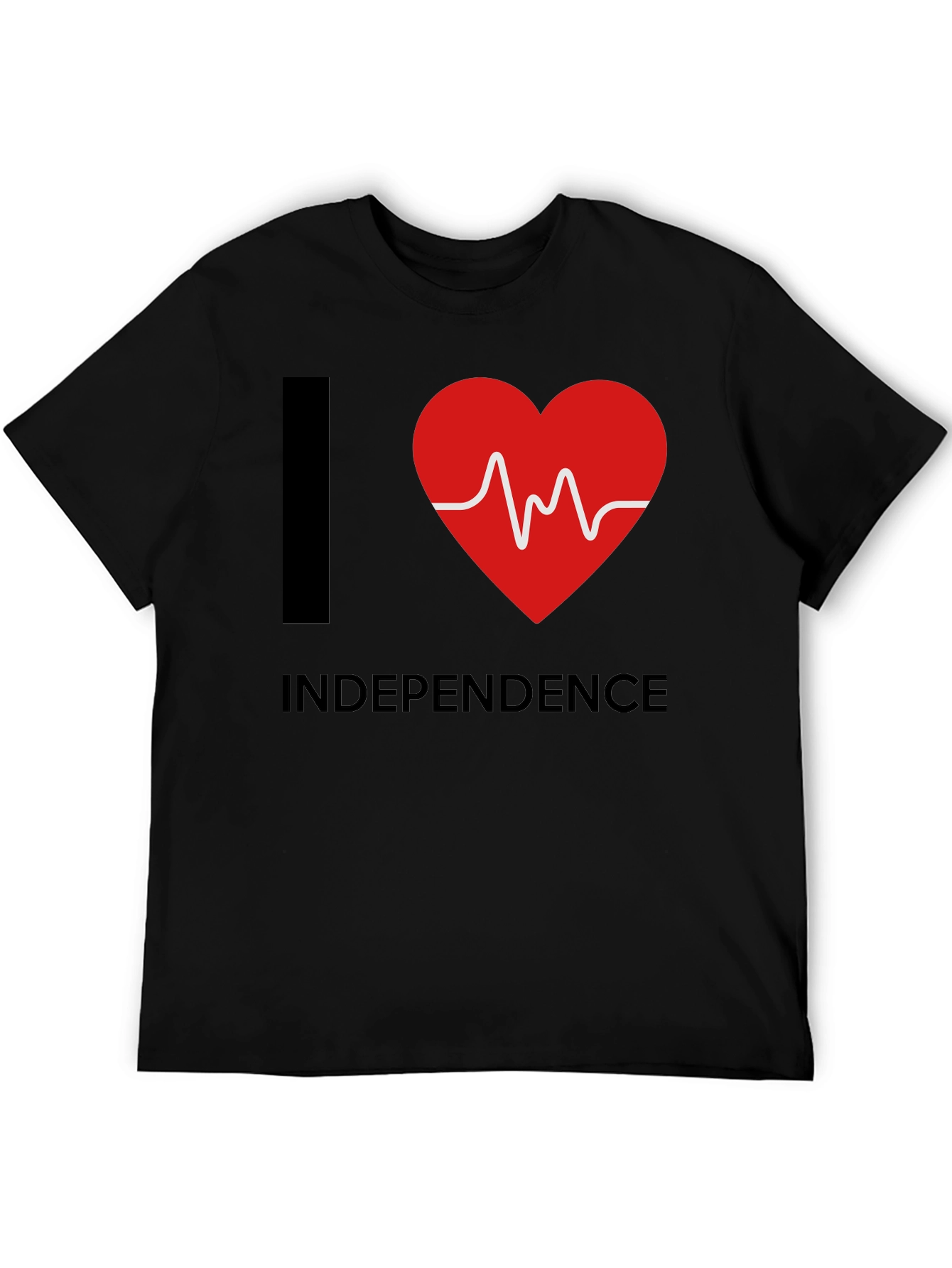 I Heart Independence T-Shirt - Patriotic Graphic Tee