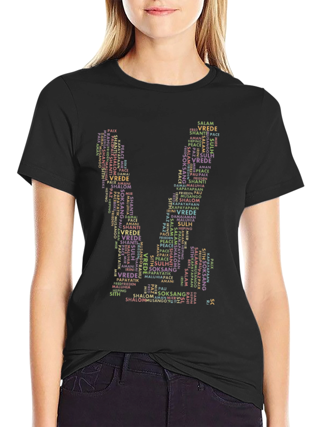 Peace Word Cloud T-Shirt