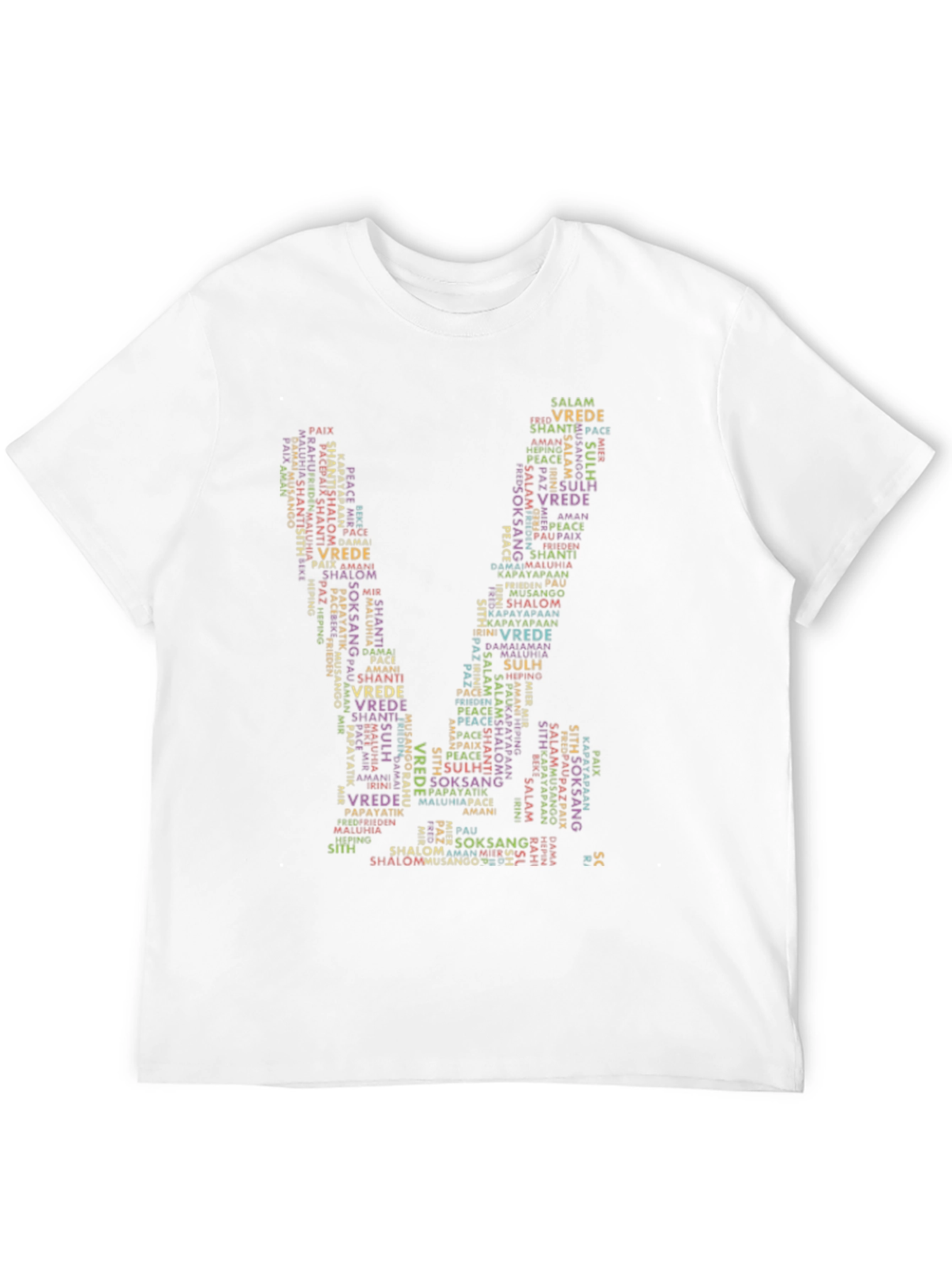 Peace Word Cloud T-Shirt