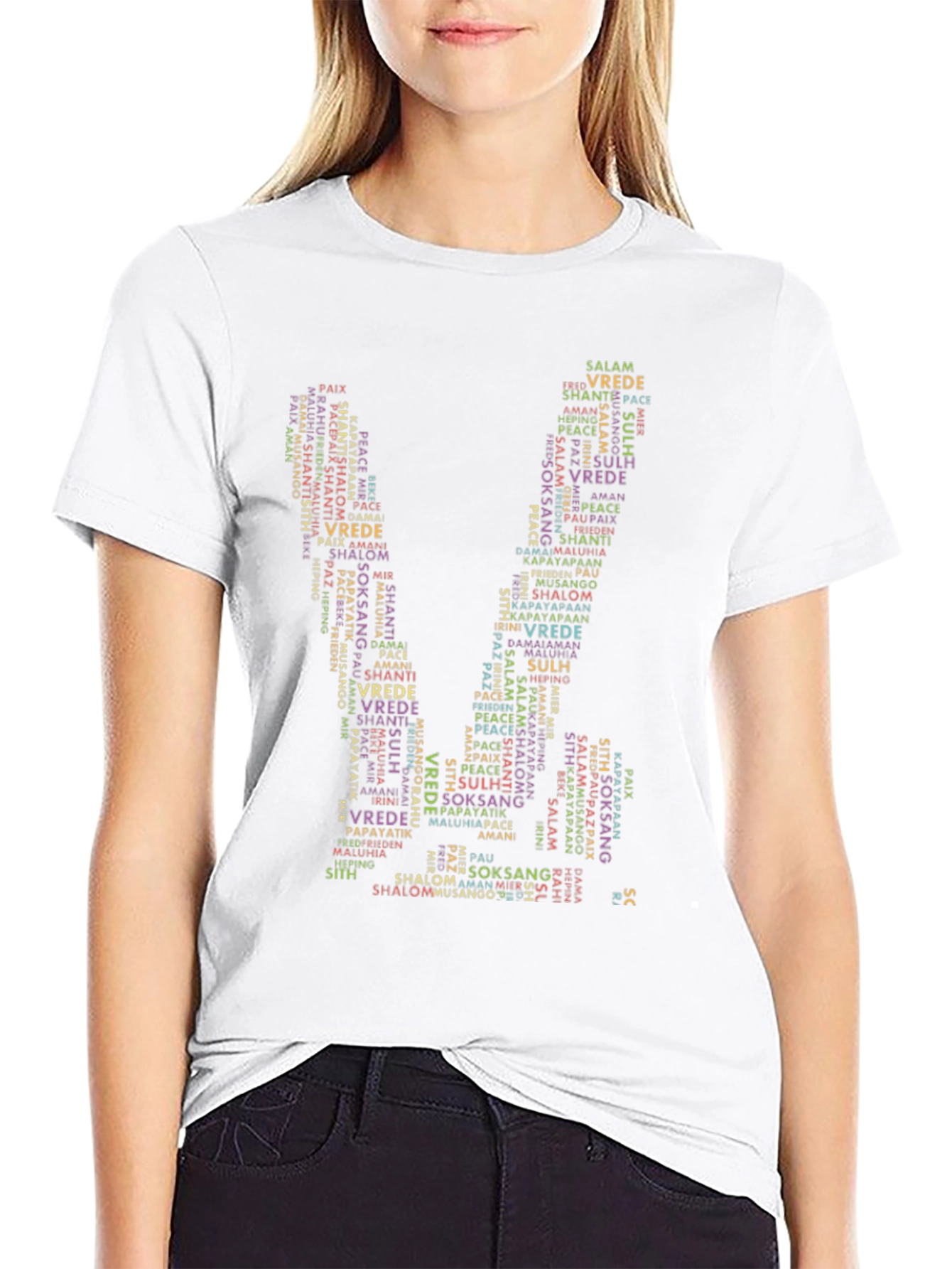 Peace Word Cloud T-Shirt