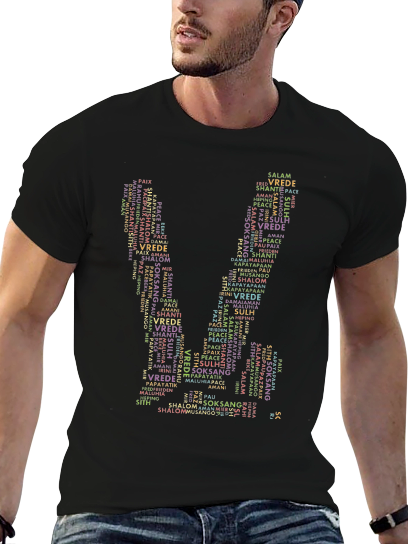 Peace Word Cloud T-Shirt