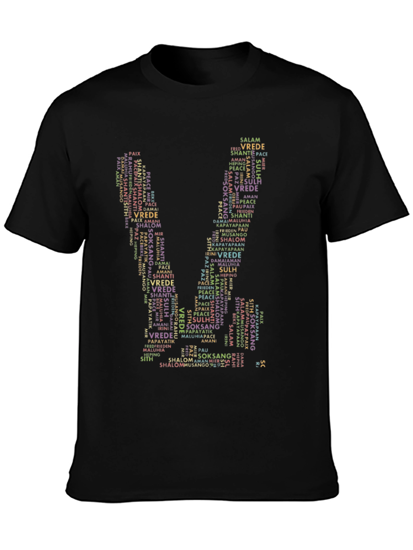 Peace Word Cloud T-Shirt