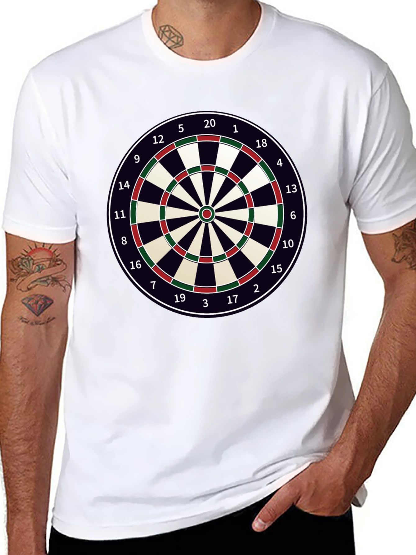 Dartboard T-Shirt: Classic Game Tee