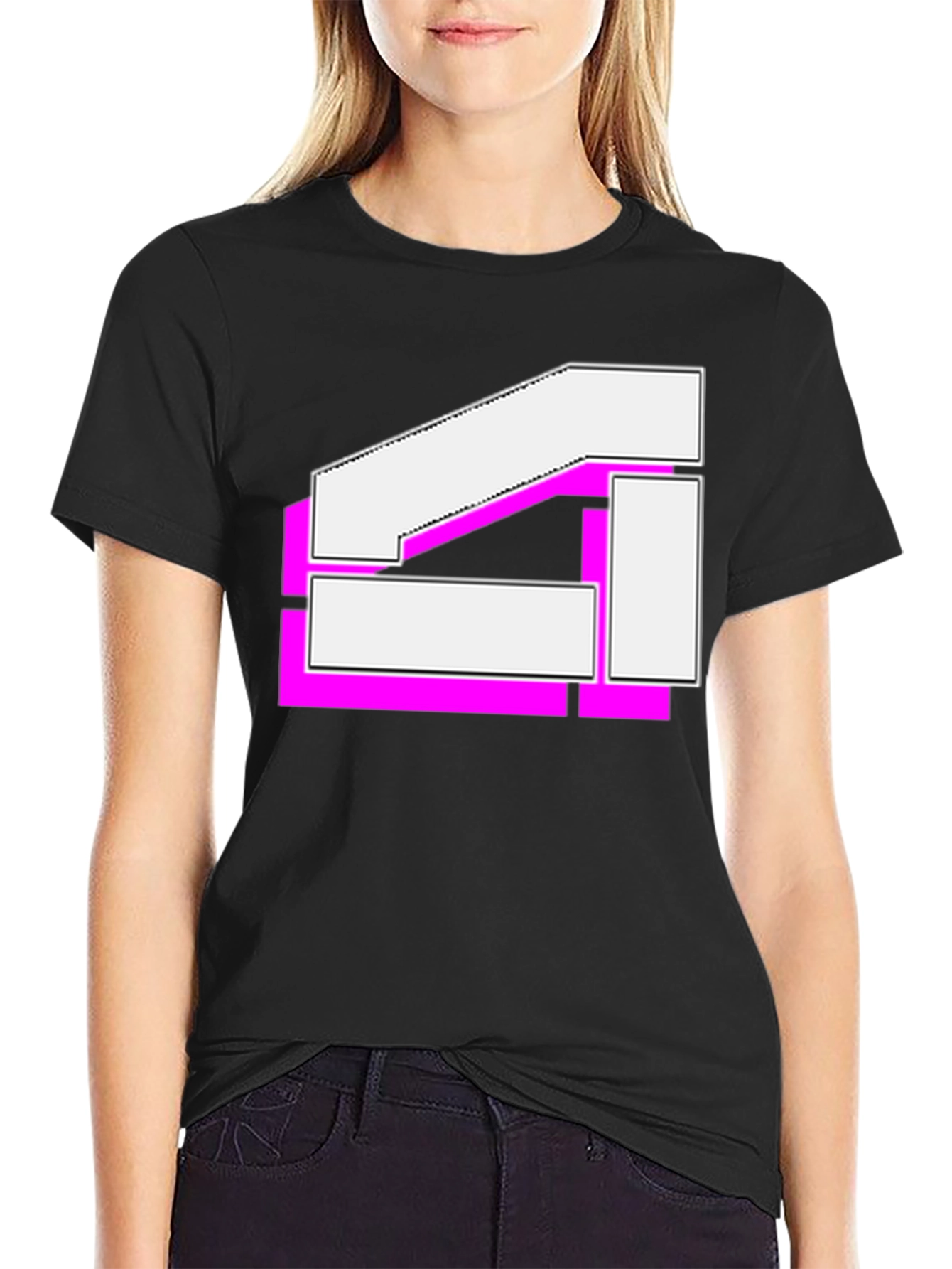 Geometric Graphic T-Shirt - Modern Streetwear Tee