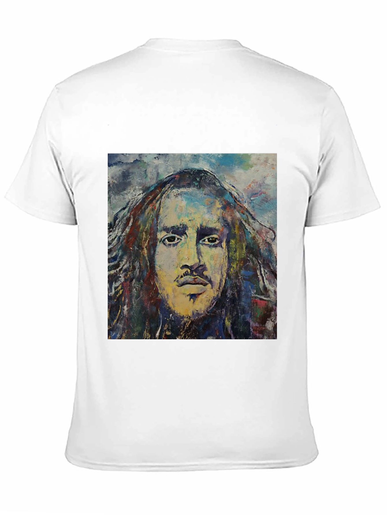 Abstract Face Graphic T-Shirt