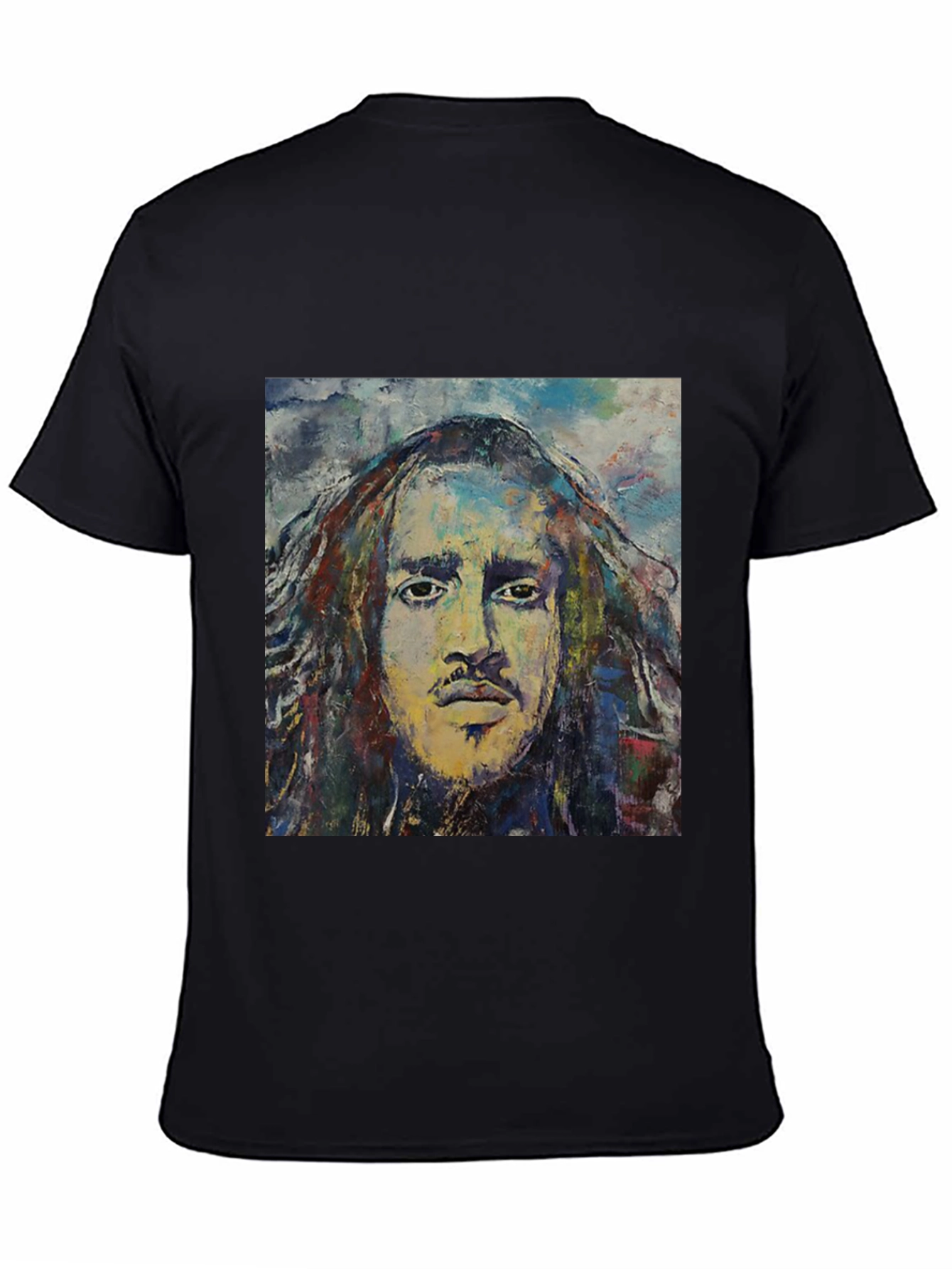 Abstract Face Graphic T-Shirt