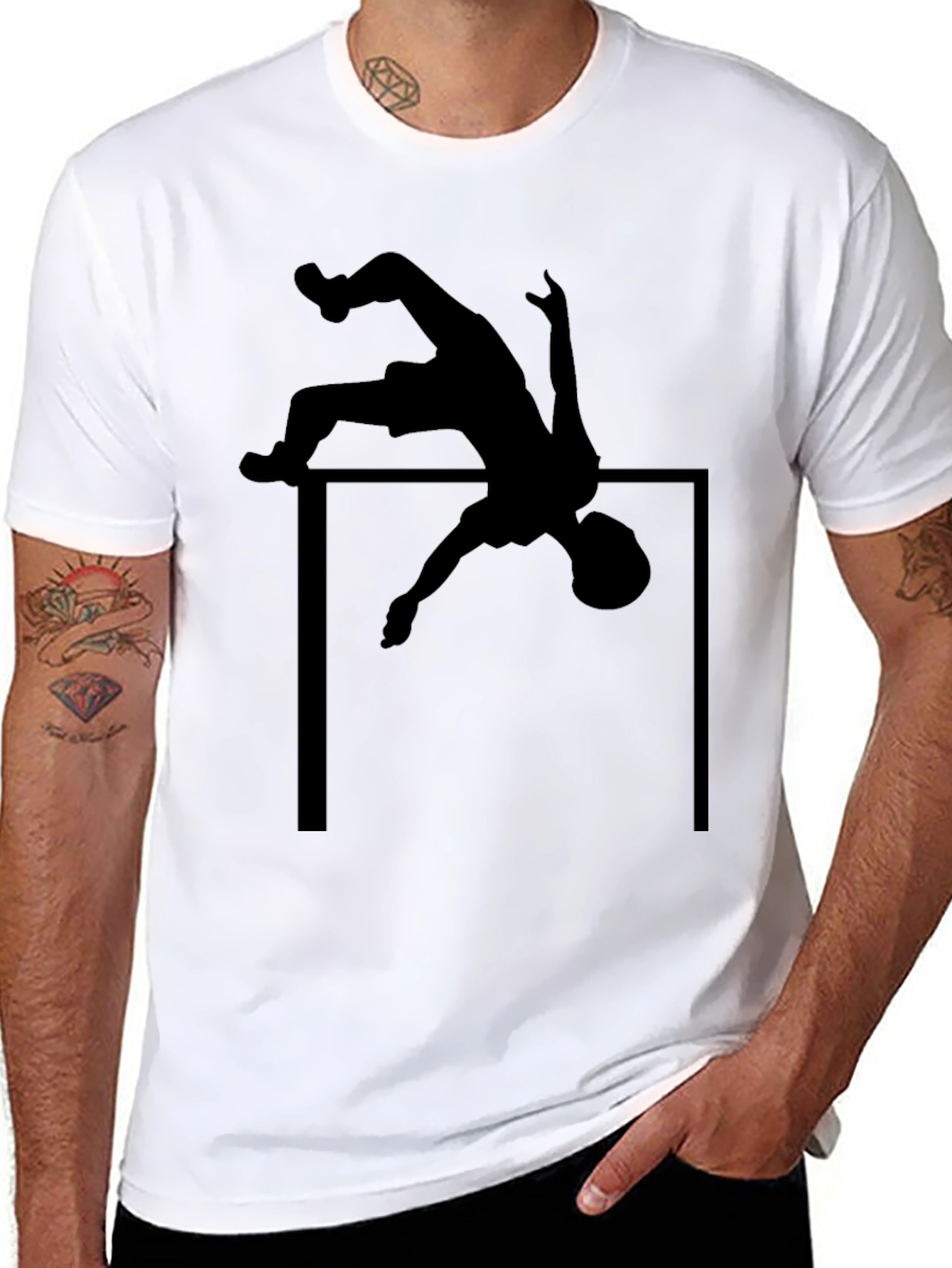 High Jump Silhouette Black T-Shirt