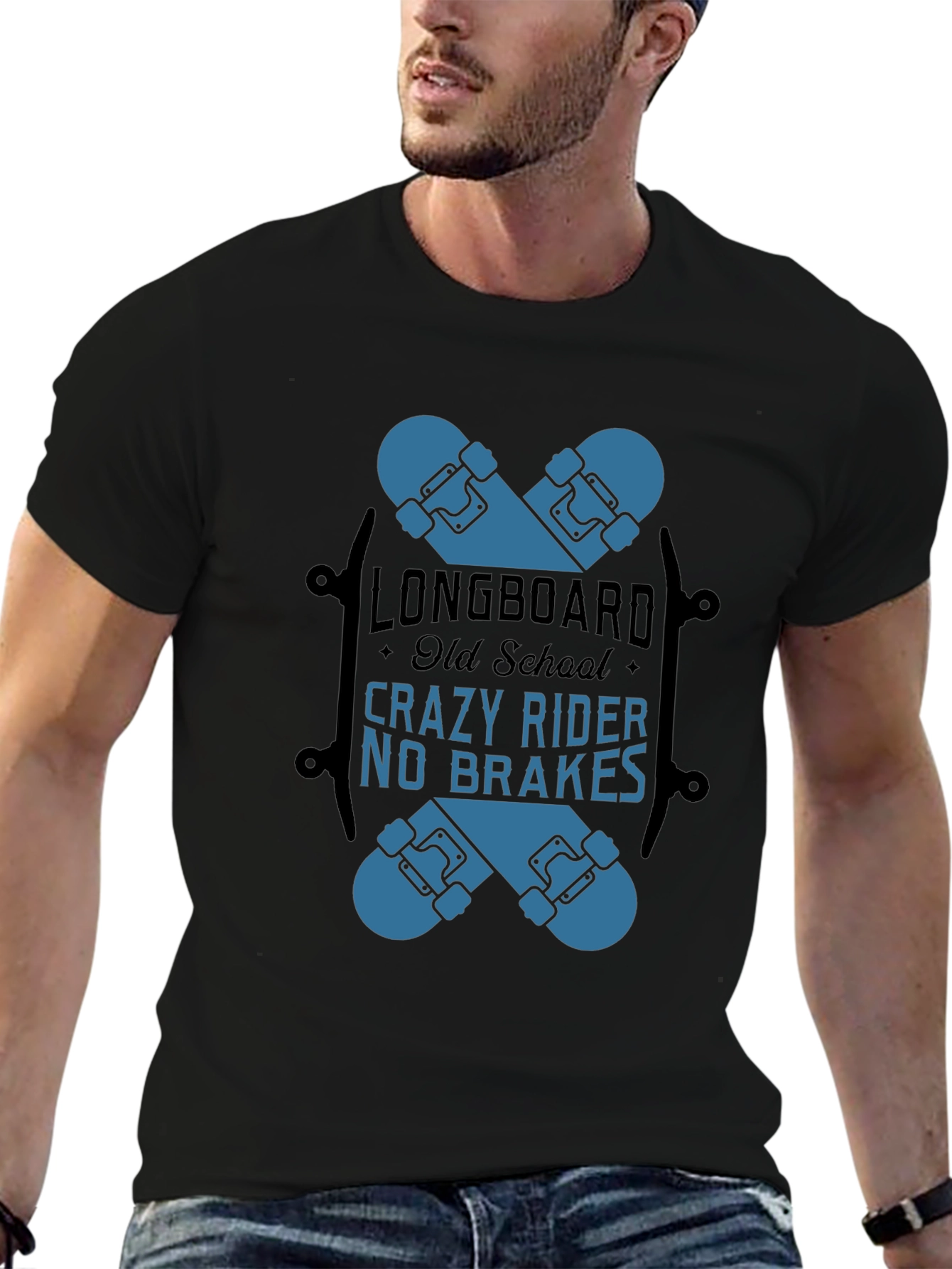 Longboard Crazy Rider T-Shirt