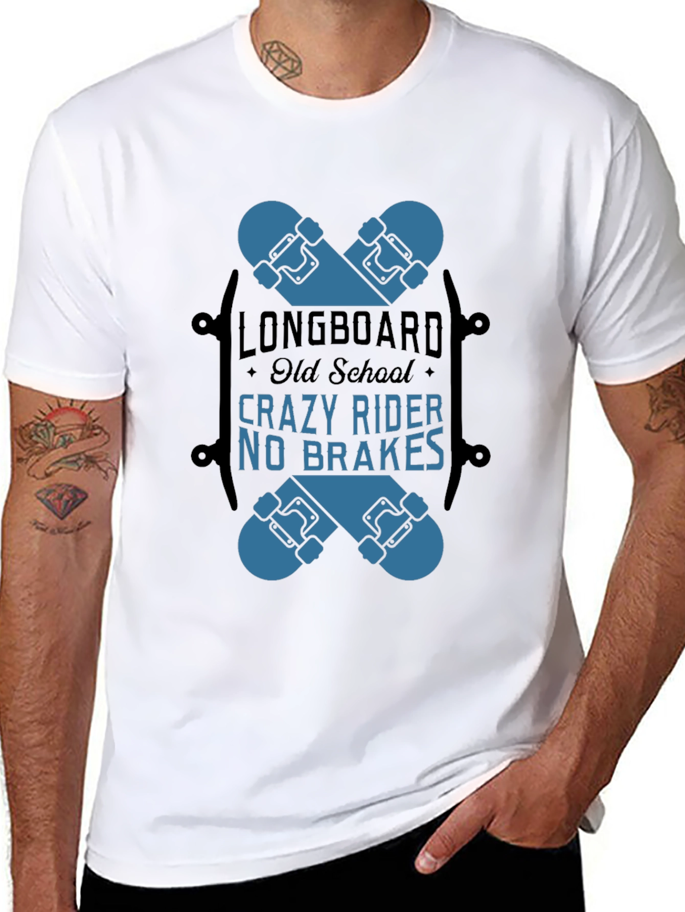 Longboard Crazy Rider T-Shirt
