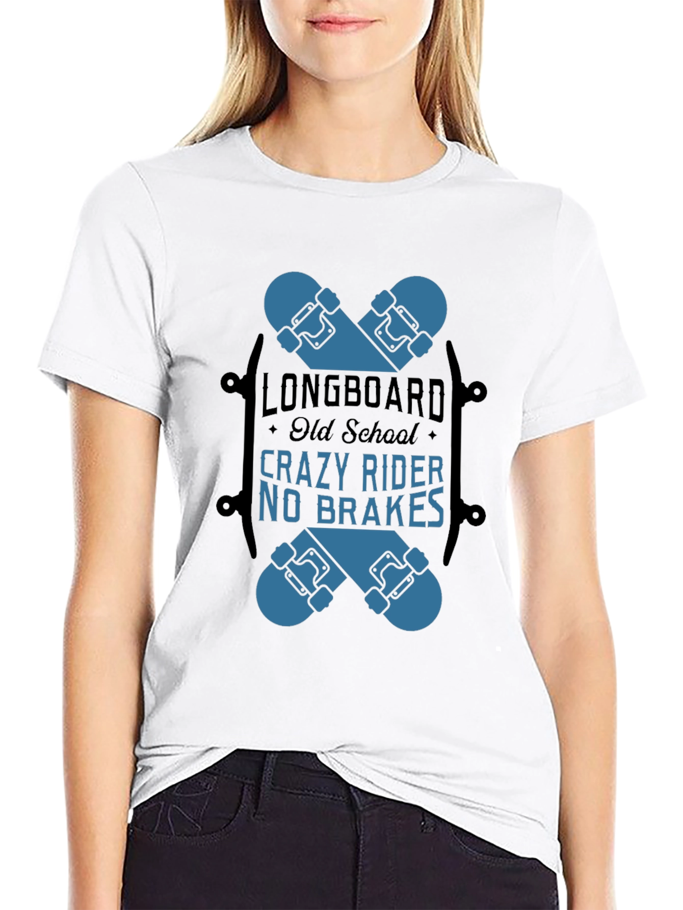 Longboard Crazy Rider T-Shirt