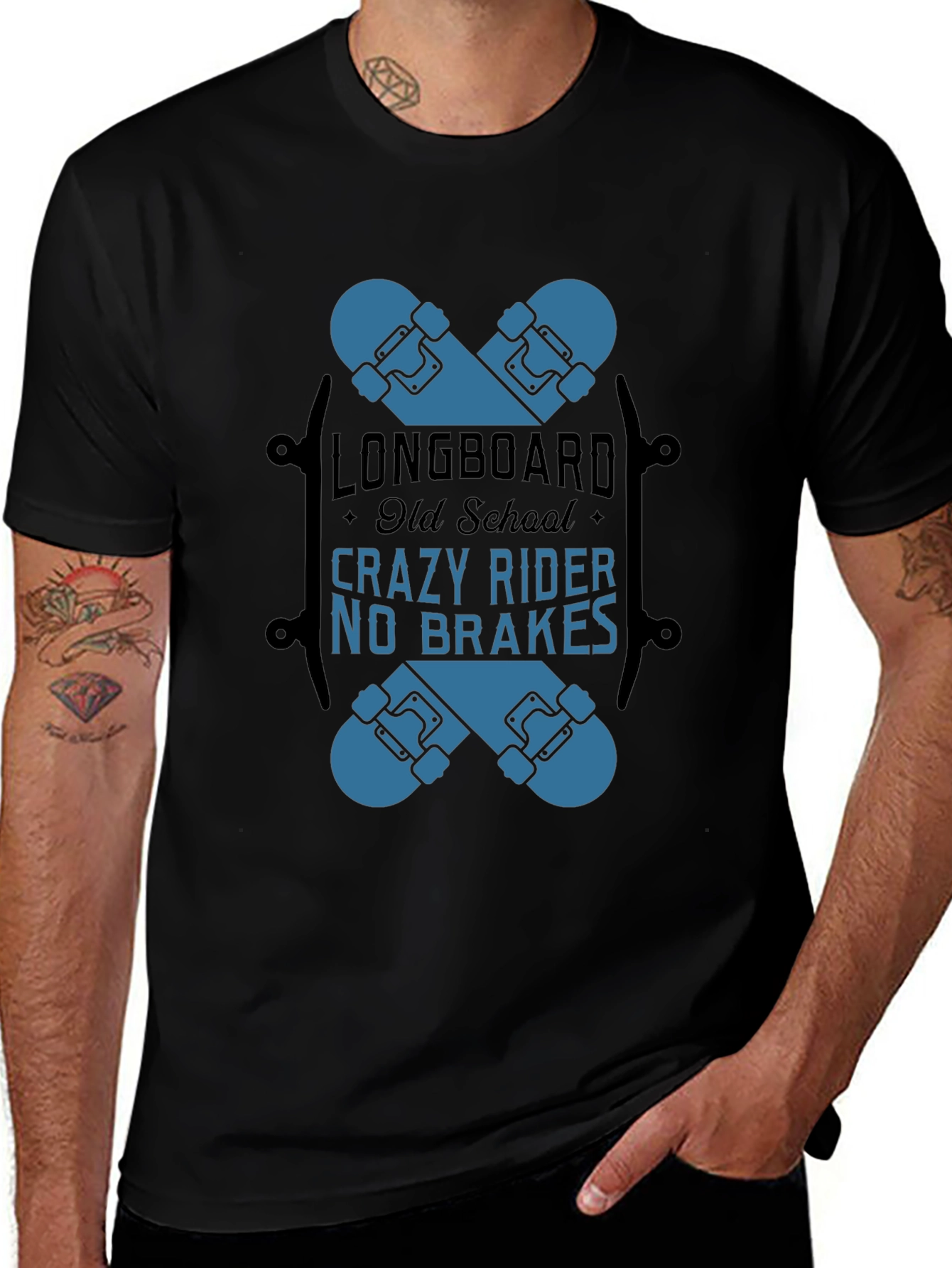 Longboard Crazy Rider T-Shirt
