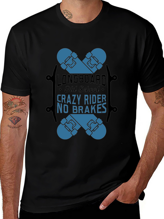 Longboard Crazy Rider T-Shirt