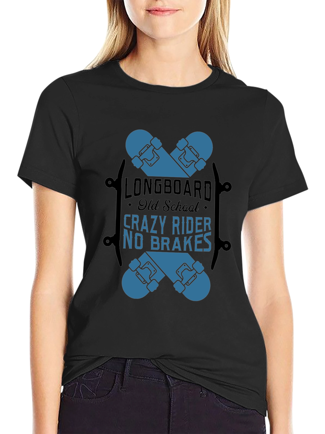 Longboard Crazy Rider T-Shirt