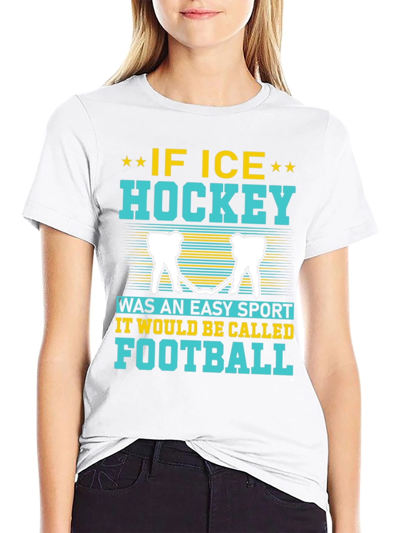 Funny Ice Hockey T-Shirt - If Ice Hockey
