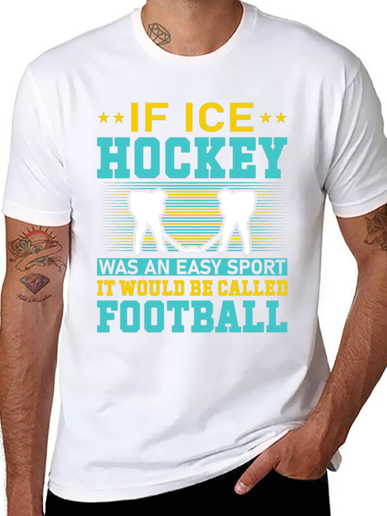Funny Ice Hockey T-Shirt - If Ice Hockey