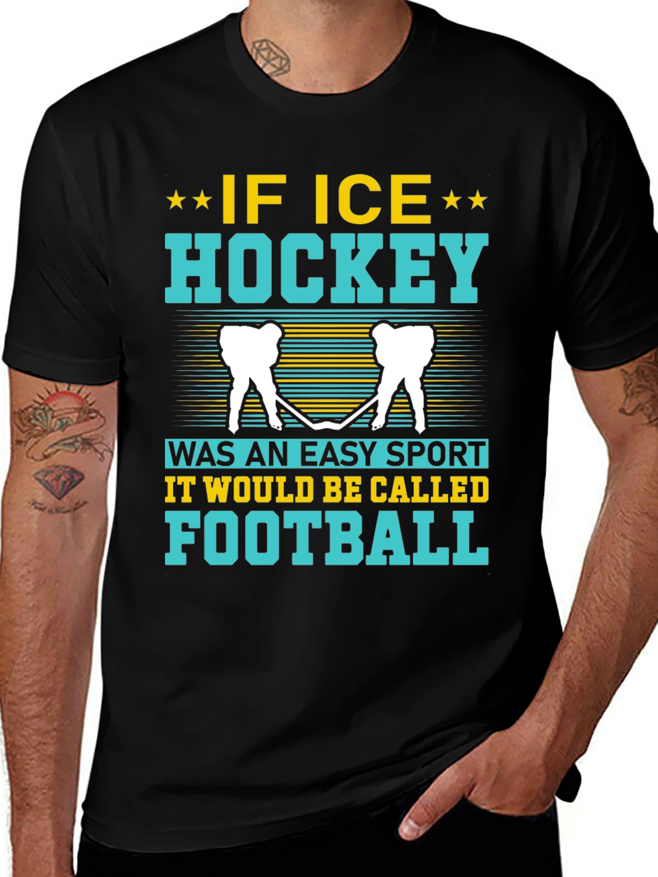 Funny Ice Hockey T-Shirt - If Ice Hockey