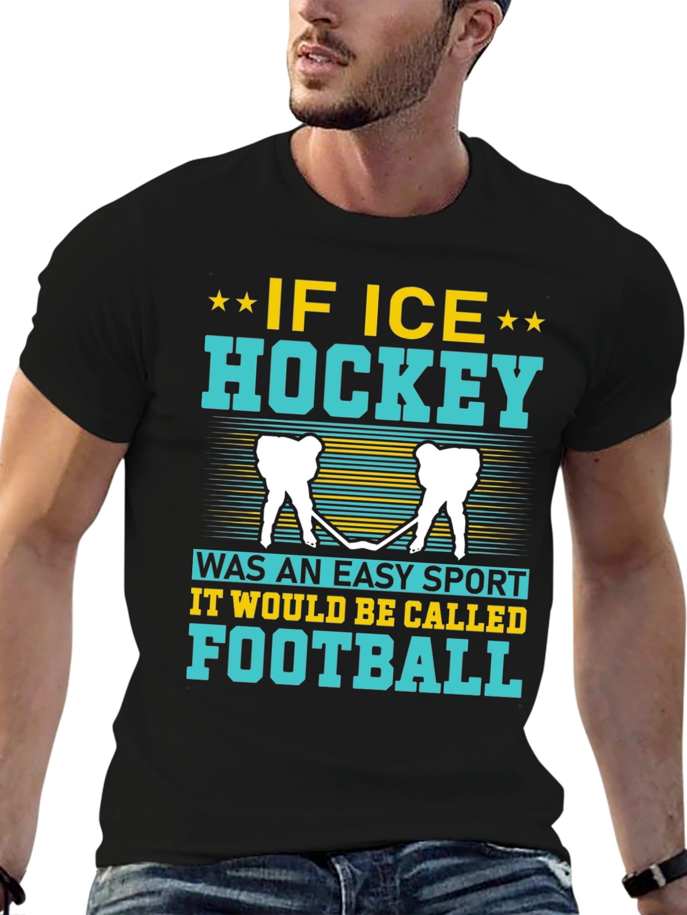 Funny Ice Hockey T-Shirt - If Ice Hockey