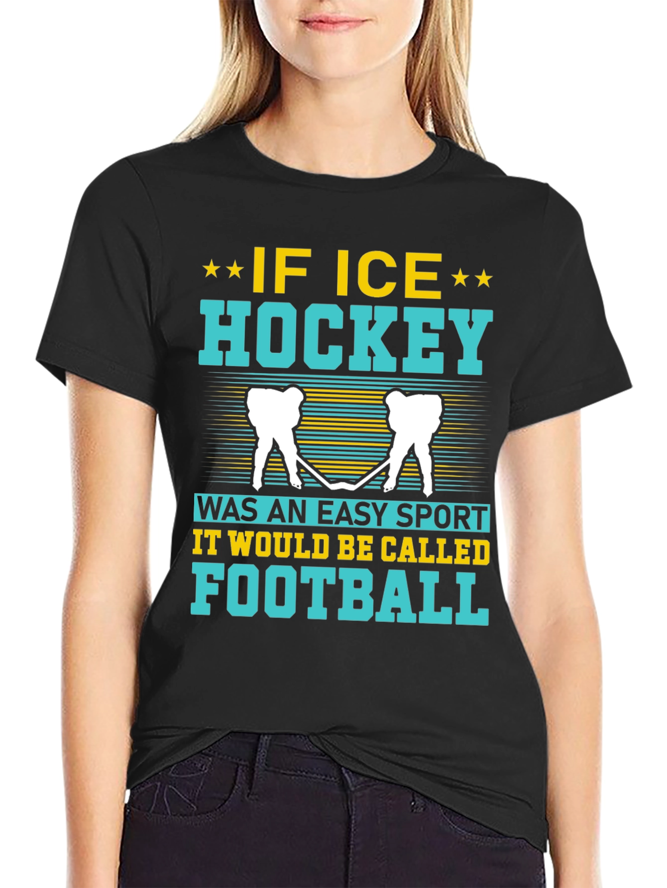 Funny Ice Hockey T-Shirt - If Ice Hockey