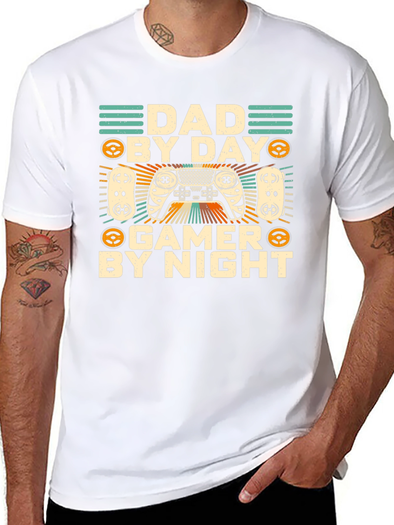 Dad By Day Gamer By Night T-Shirt