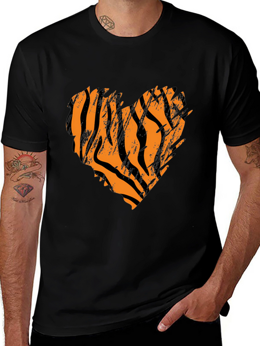Tiger Stripe Heart T-Shirt