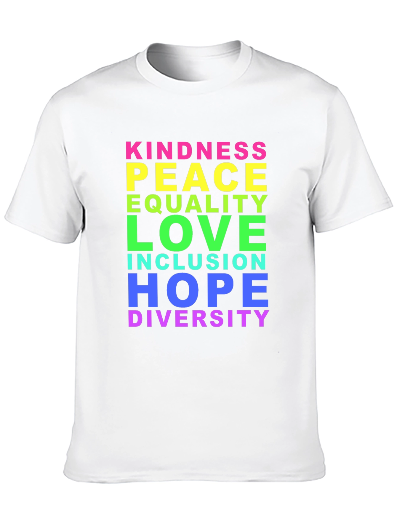 Kindness Peace Love Inclusion Diversity T-Shirt