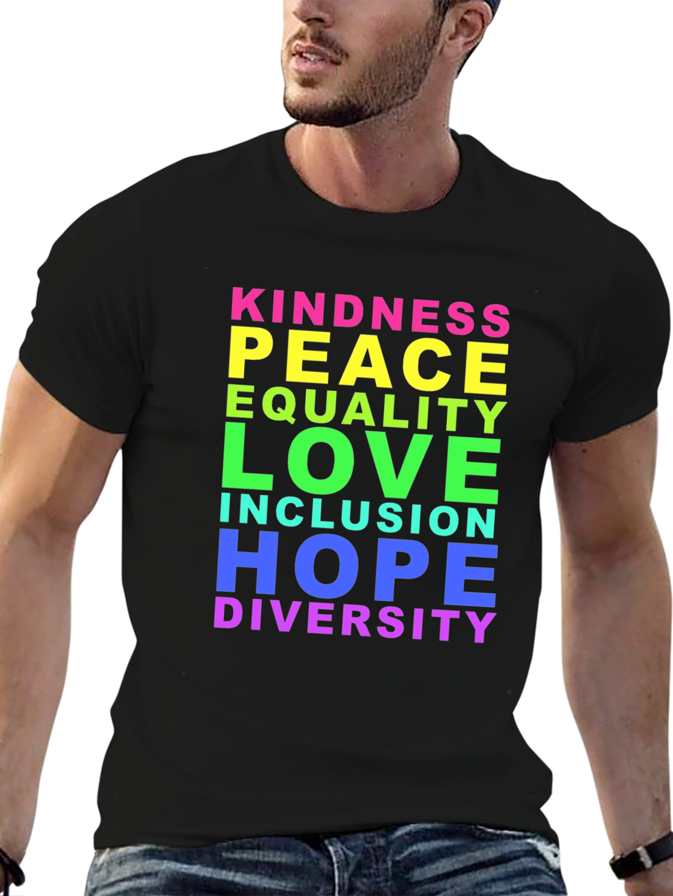 Kindness Peace Love Inclusion Diversity T-Shirt