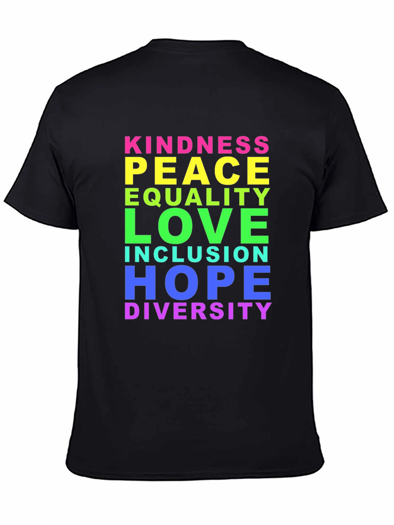 Kindness Peace Love Inclusion Diversity T-Shirt