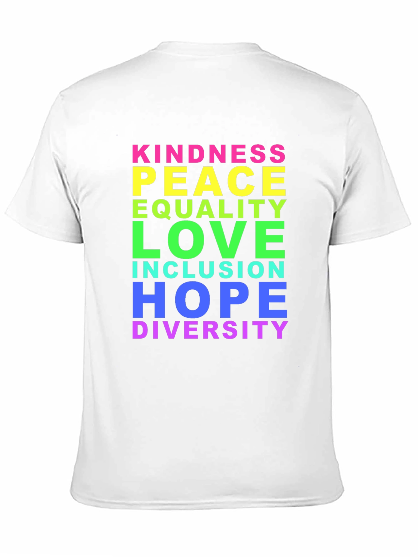 Kindness Peace Love Inclusion Diversity T-Shirt