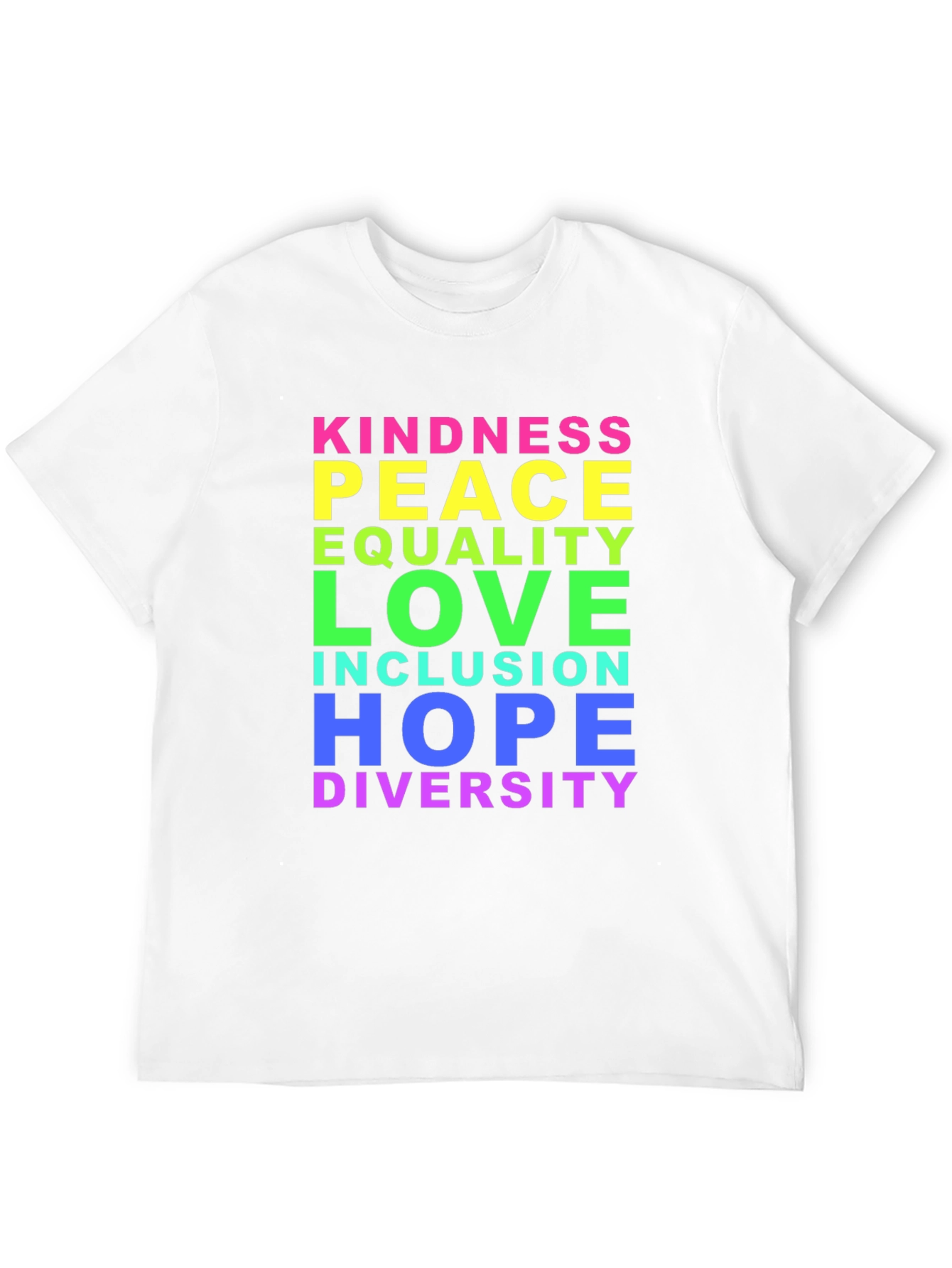 Kindness Peace Love Inclusion Diversity T-Shirt