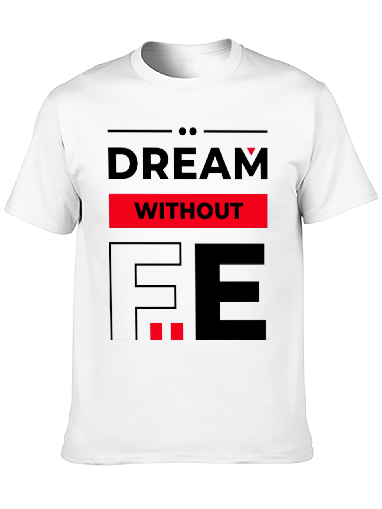 Dream Without Fear Graphic Tee - Black