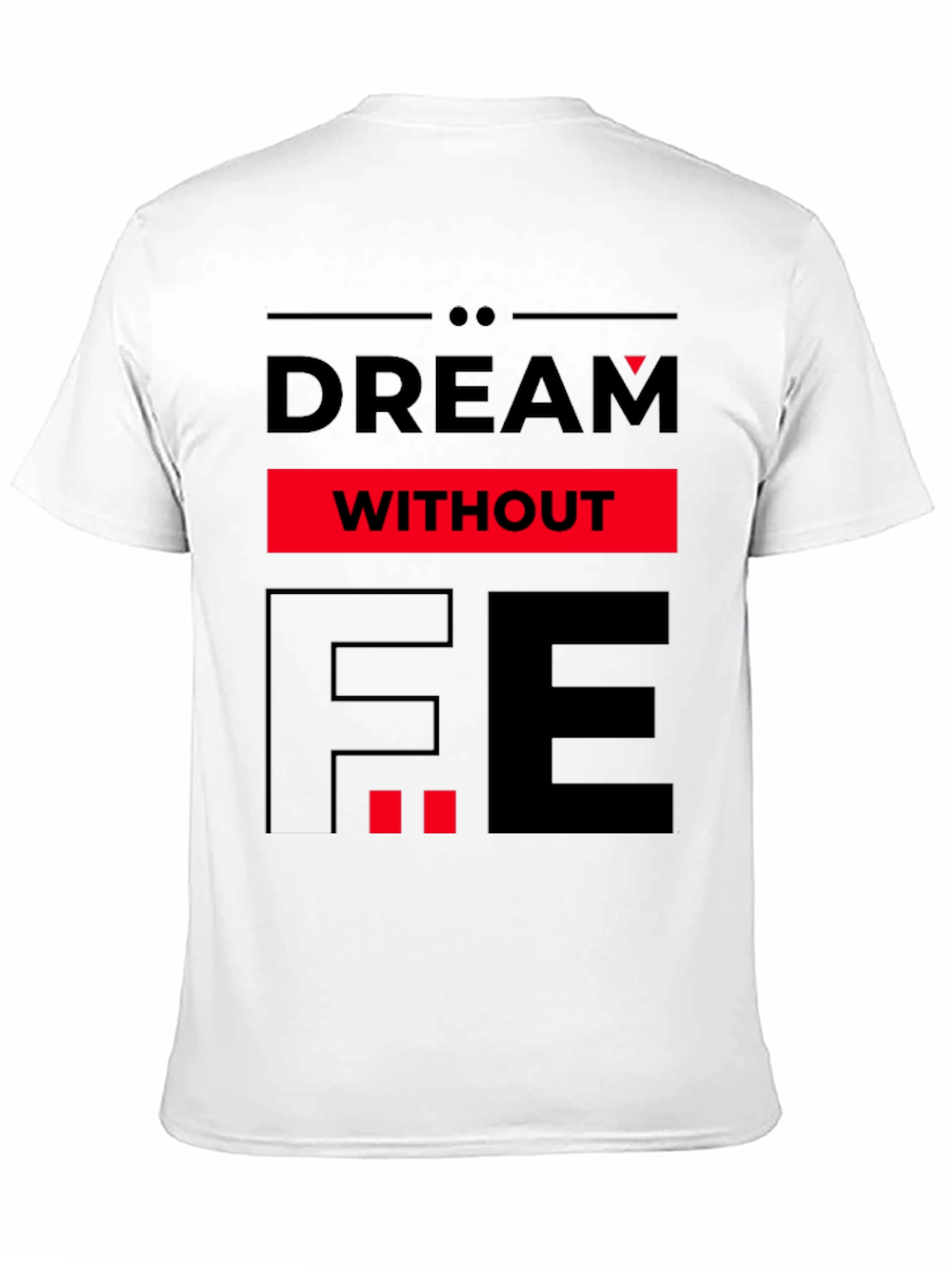 Dream Without Fear Graphic Tee - Black