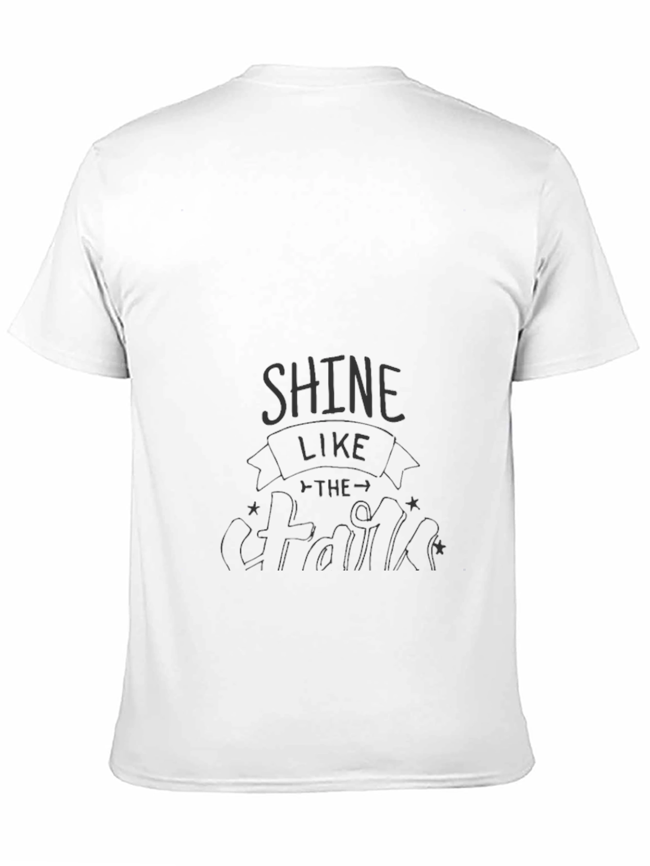 Shine Like The Stars Graphic Tee - Black