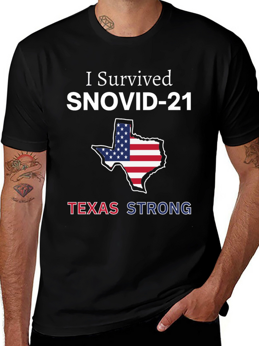 I Survived SNOVID-21 Texas Strong T-Shirt