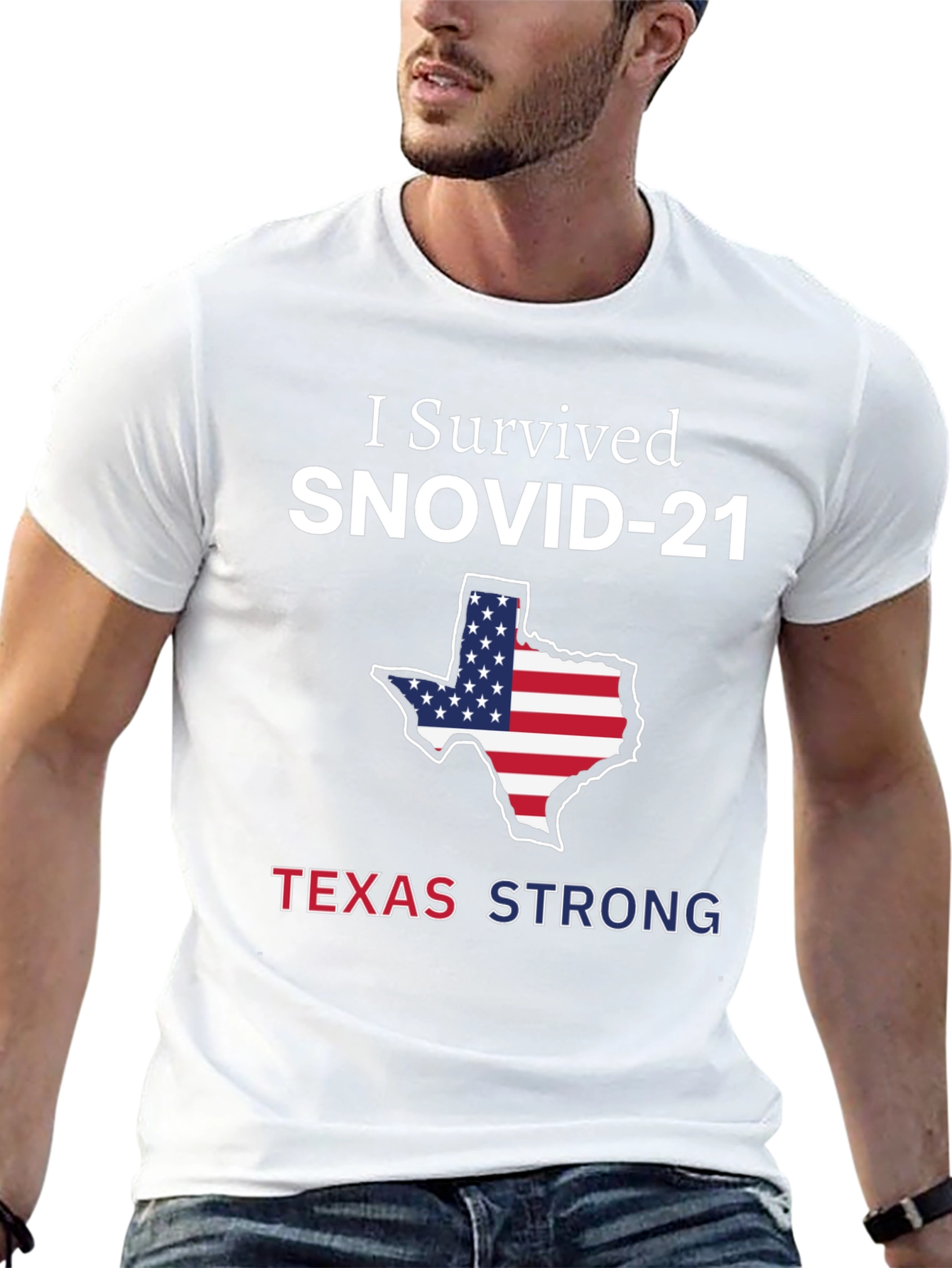 I Survived SNOVID-21 Texas Strong T-Shirt