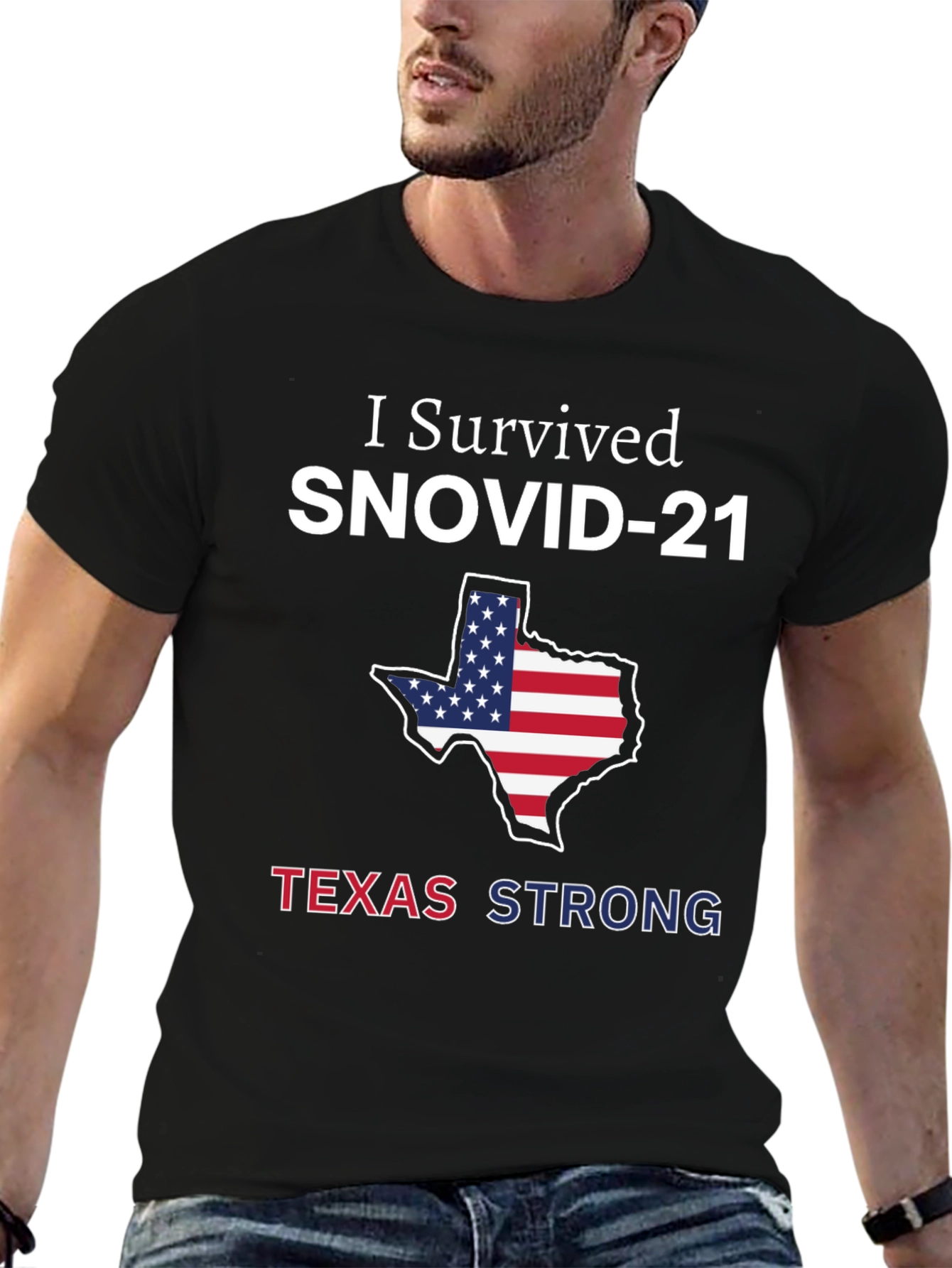 I Survived SNOVID-21 Texas Strong T-Shirt