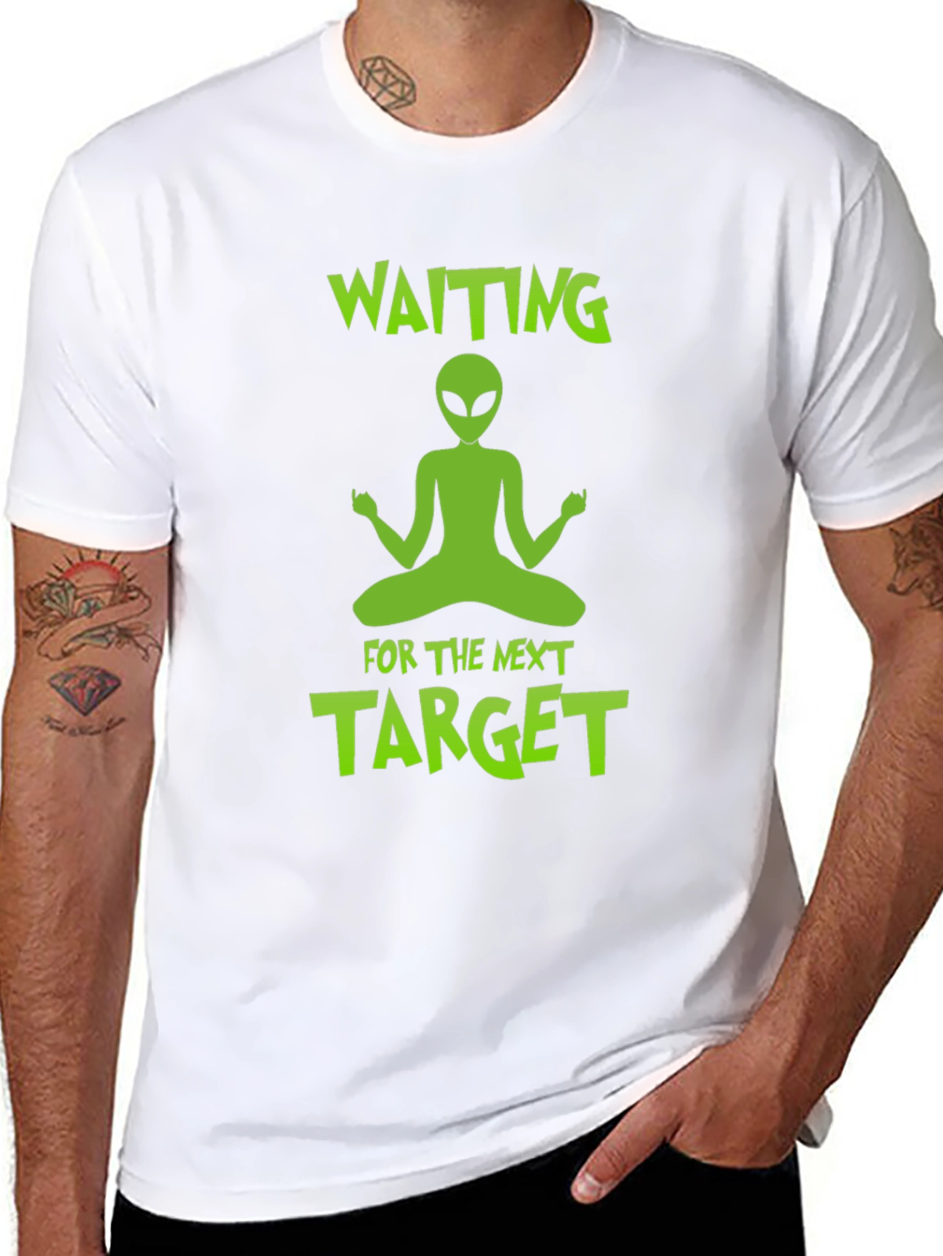 Waiting Alien T-Shirt - Next Target Tee