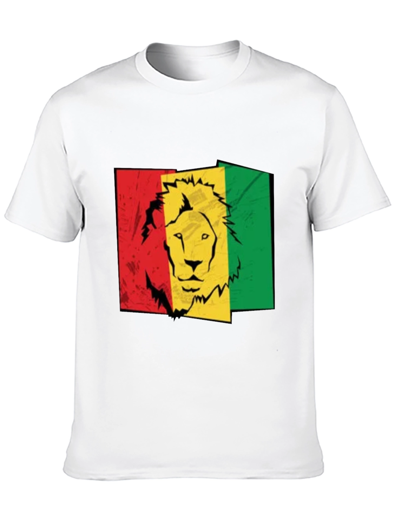 Rasta Lion Graphic Tee - Reggae Style