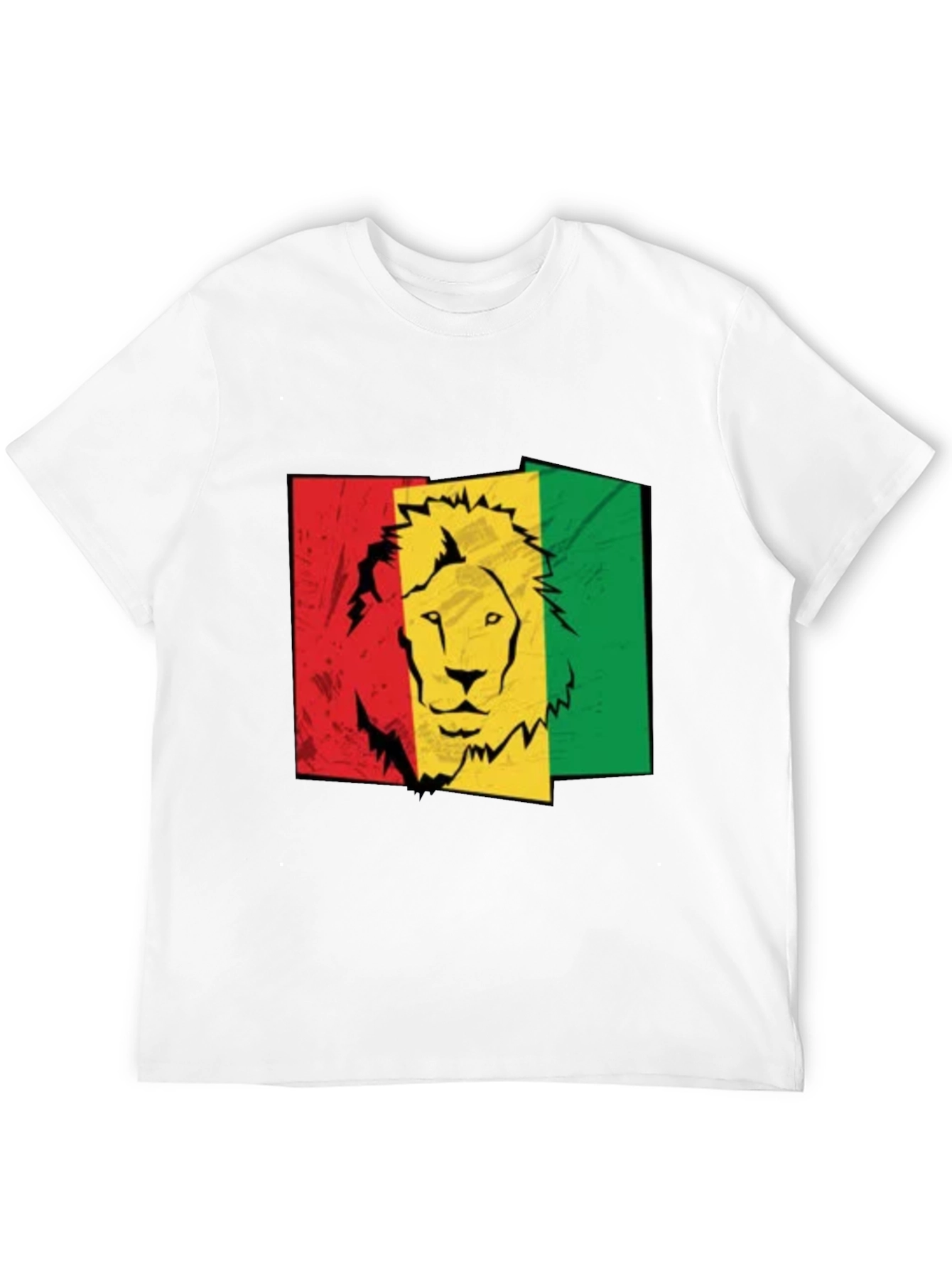 Rasta Lion Graphic Tee - Reggae Style