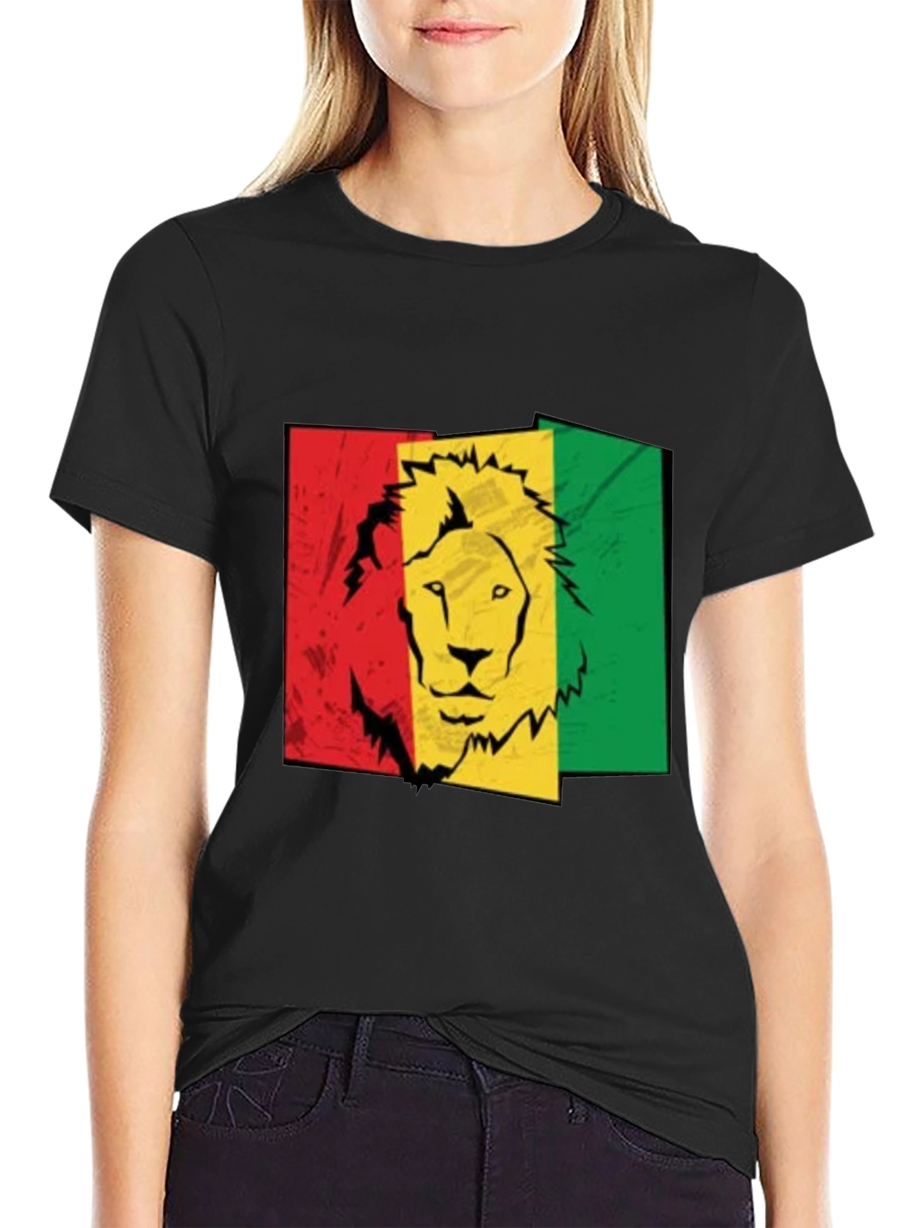 Rasta Lion Graphic Tee - Reggae Style