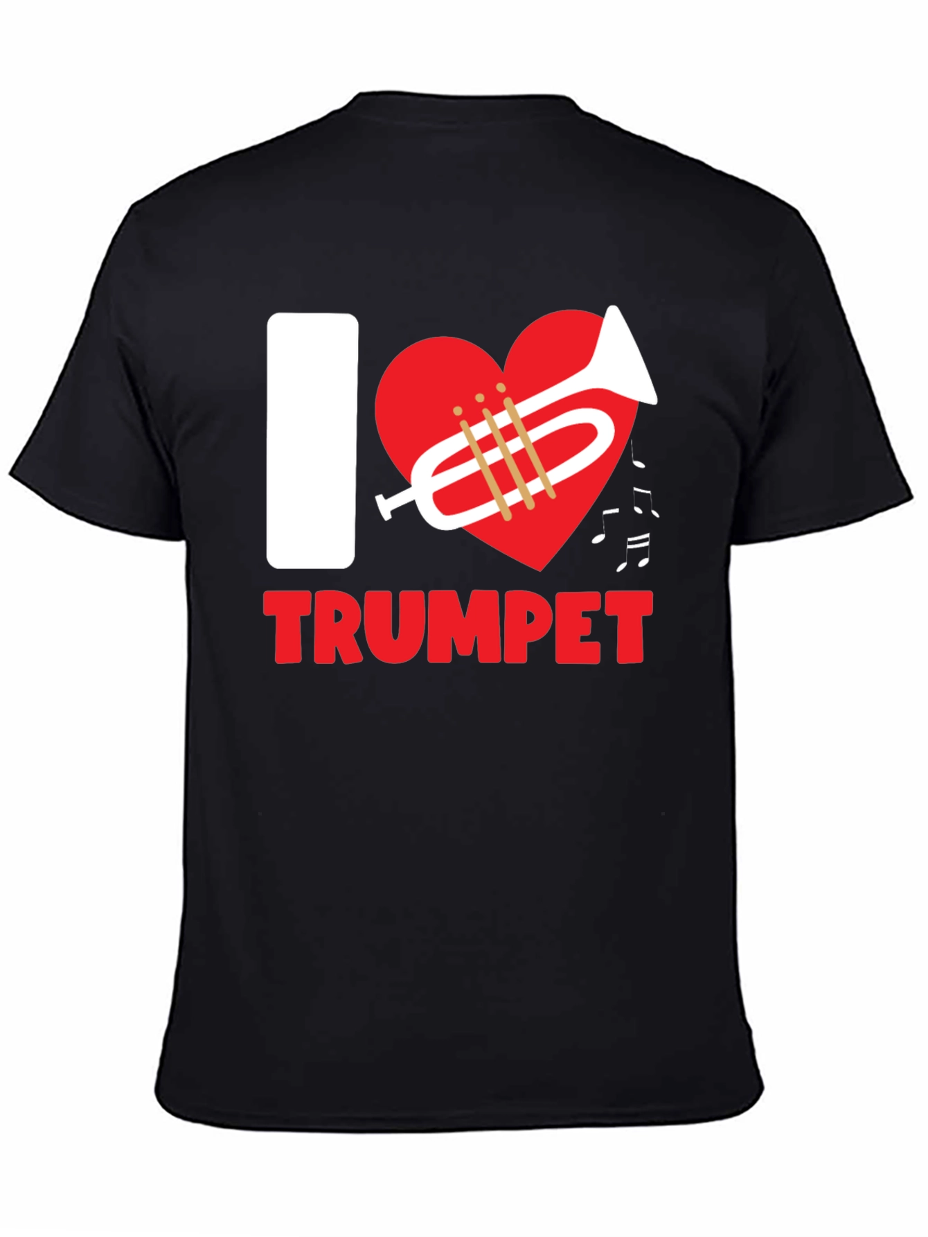 I Love Trumpet T-Shirt - Black