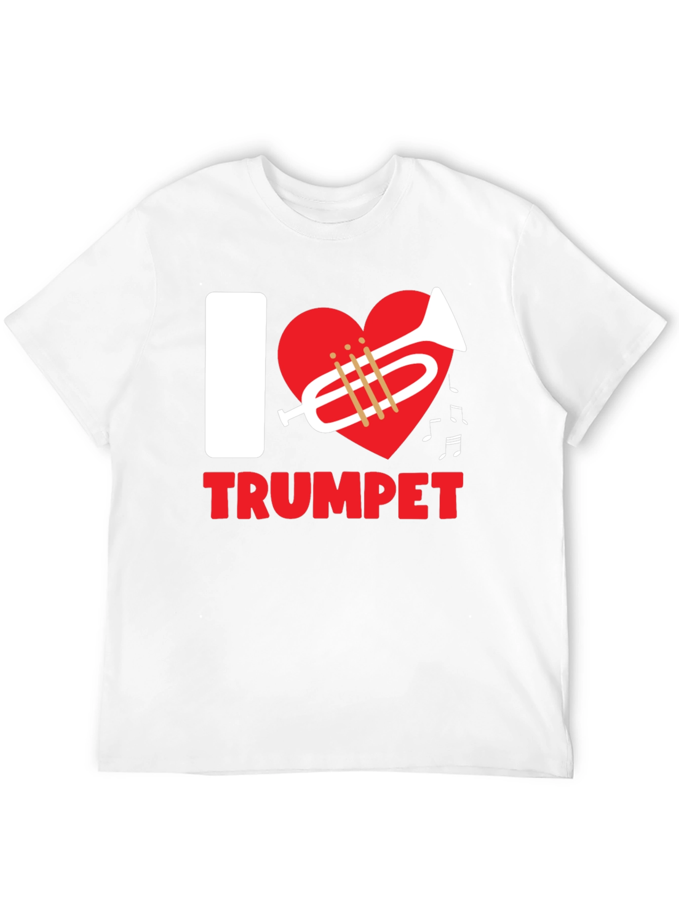 I Love Trumpet T-Shirt - Black
