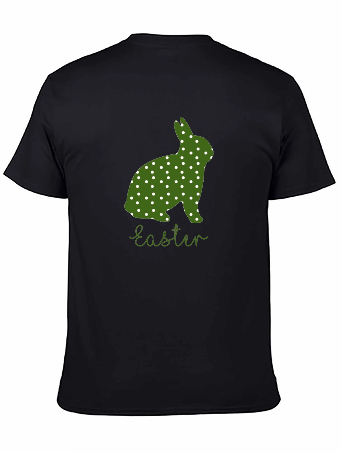 Easter Bunny Polka Dot T-Shirt - Cute Holiday Tee