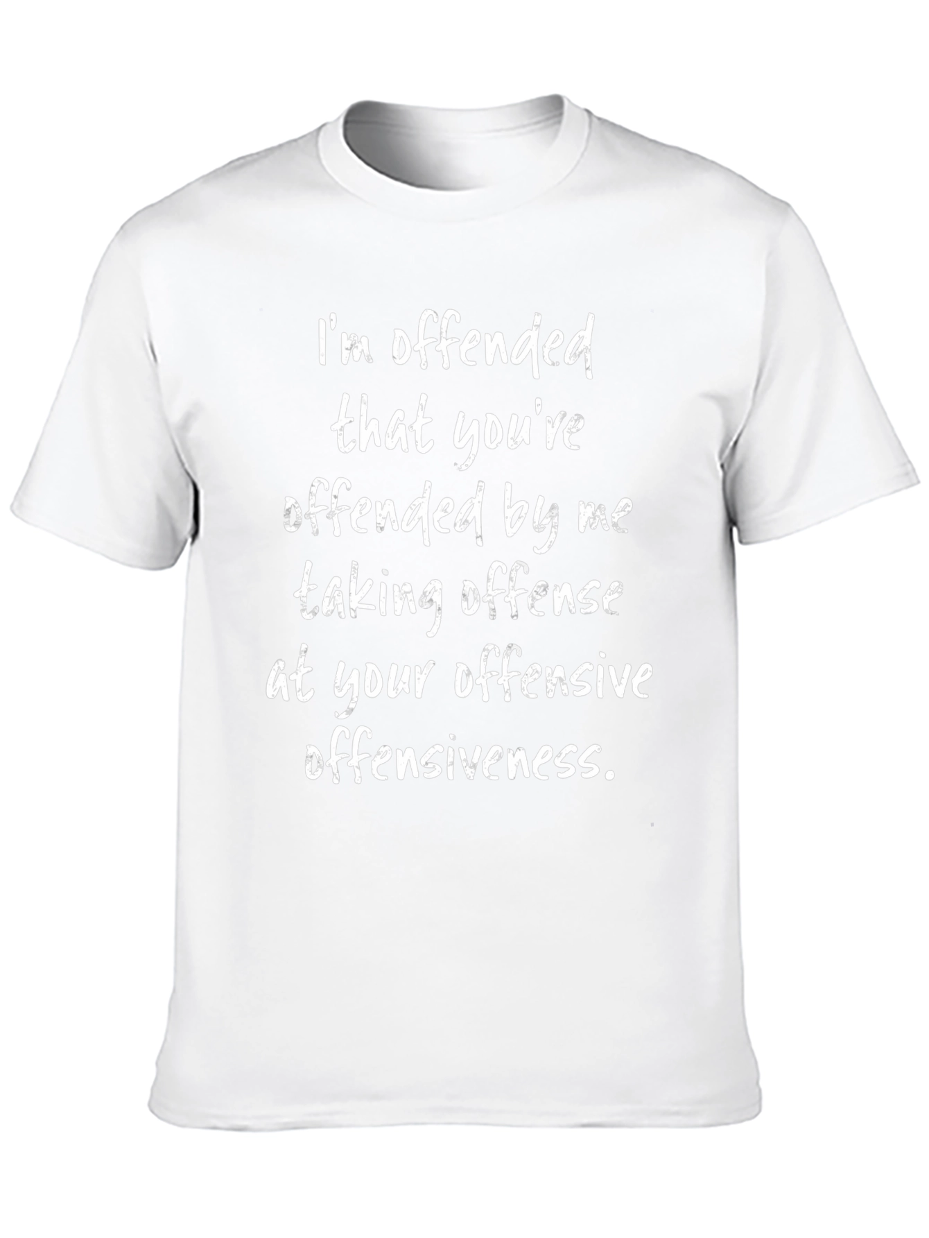 Offended Statement Graphic Tee - Black