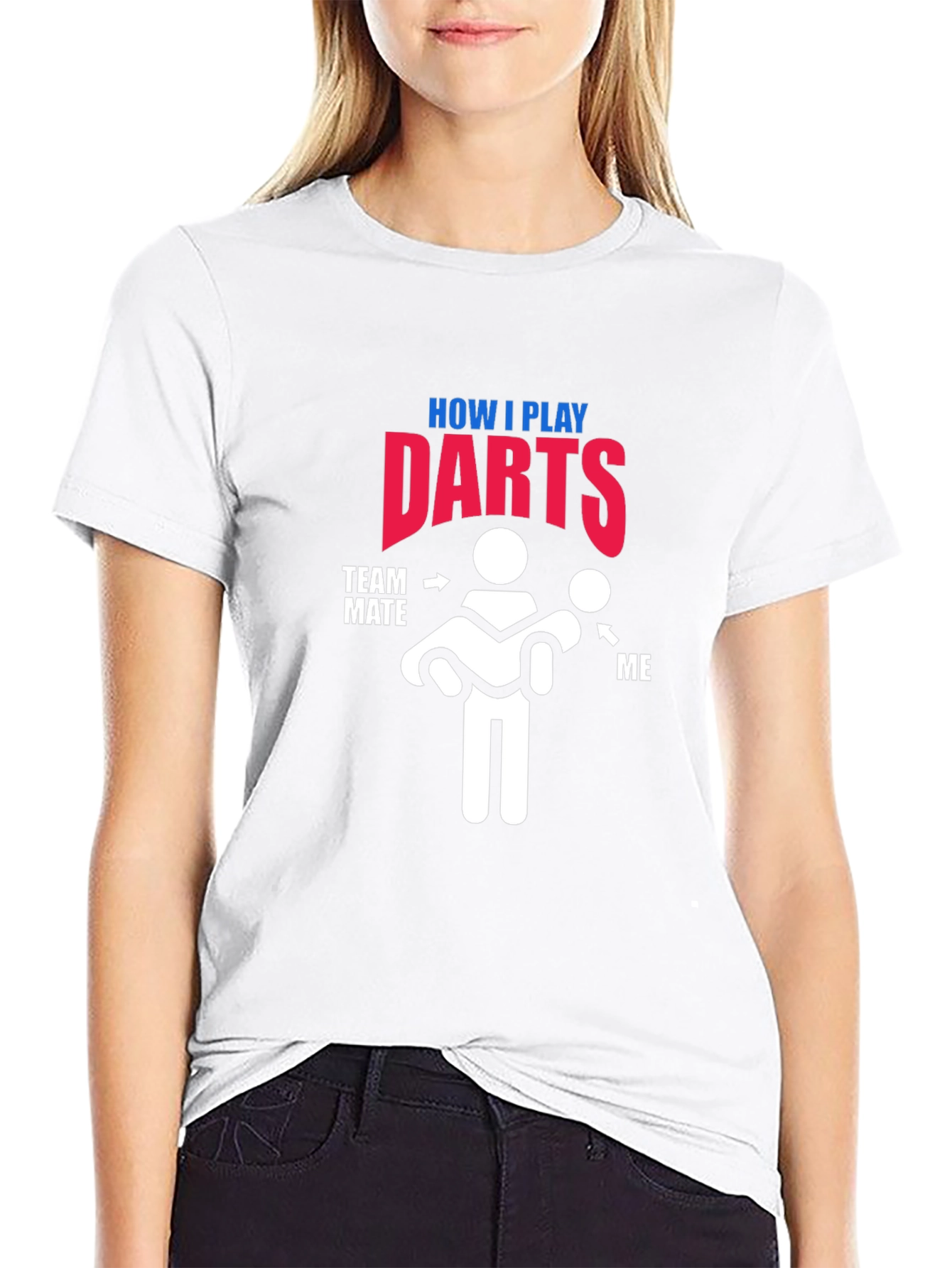 How I Play Darts T-Shirt - Funny Team Tee