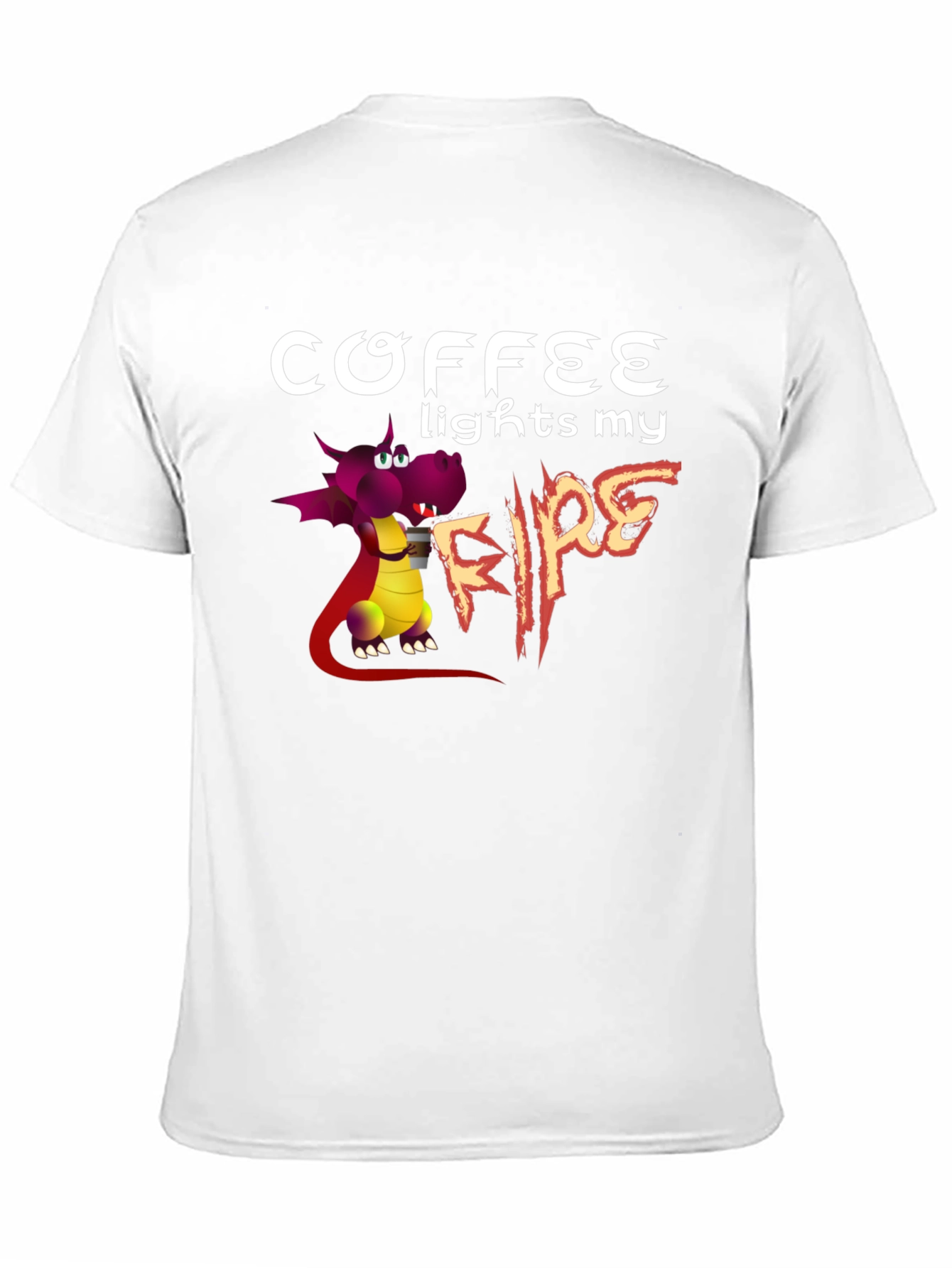 Coffee Lights My Fire Graphic T-Shirt