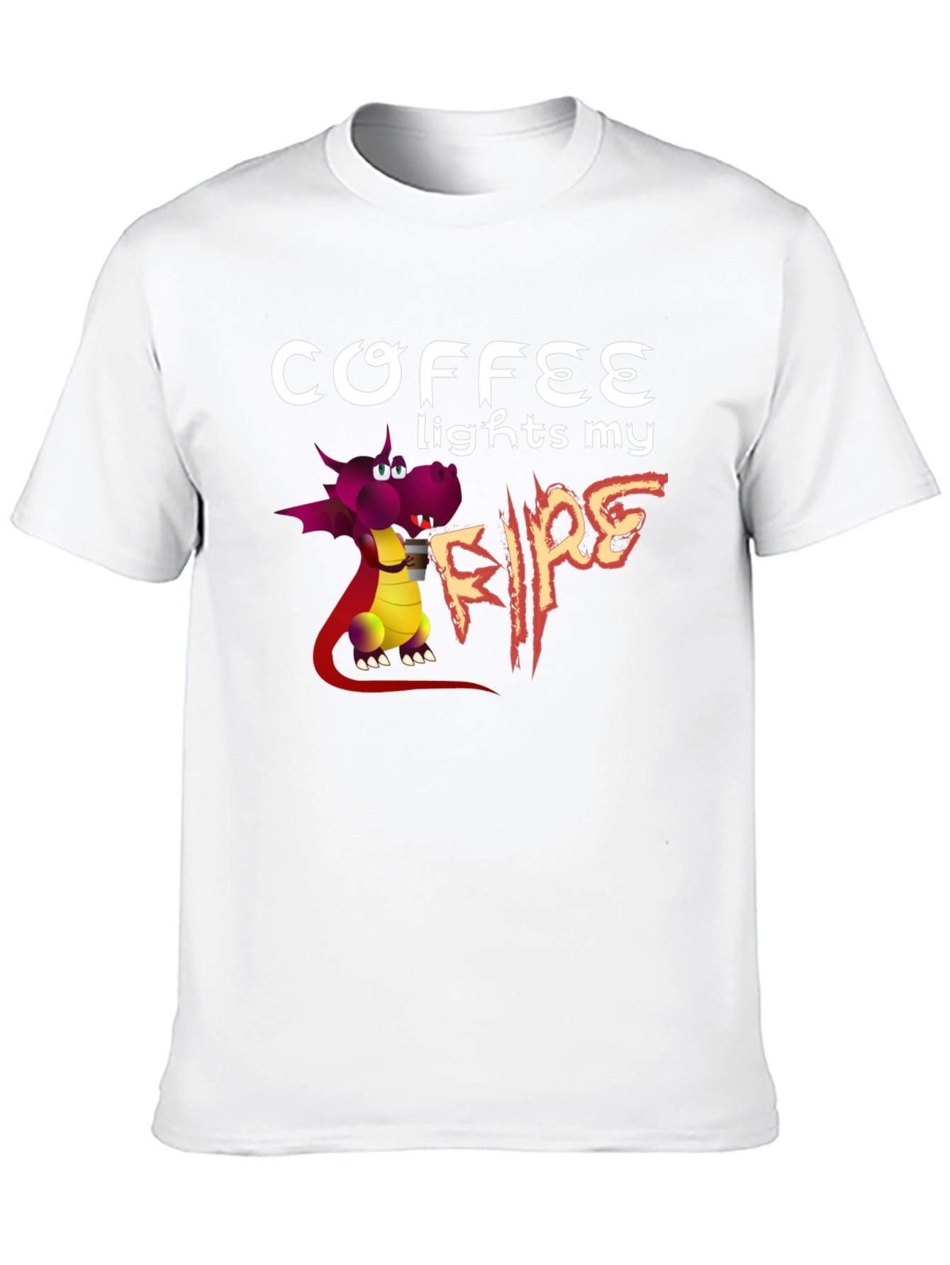 Coffee Lights My Fire Graphic T-Shirt